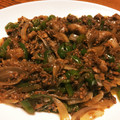 もすんた's cooksnap of when they made ご飯が進む！ピーマンと挽肉のウスター炒め.