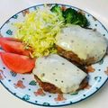 taako1552's cooksnap of when they made 家族が作る☆チーズハンバーグ.