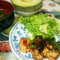 taminobu's cooksnap of when they made ☆鶏もも肉の焼肉のたれ味☆.
