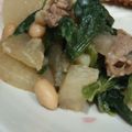 ぬくした's cooksnap of when they made ほうれん草と大根のバター醤油炒め.