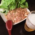 たーへるあなとみあ's cooksnap of when they made たけのこたっぷり♪肉味噌のサラダ菜包み.