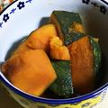 sayu's cooksnap of when they made 簡単！レンジで７分！カボチャの煮物.