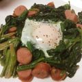 ayaakari's cooksnap of when they made 朝食はちぢみほうれん草の卵焼き.