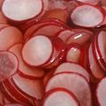 さくらんぼ餃子's cooksnap of when they made ラディッシュの甘酢漬け.