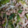 ぷにゅです's cooksnap of when they made ☆レタスともやしの肉味噌炒め☆.