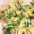 ちぴmnt's cooksnap of when they made ニラ もやし 炒め 簡単 節約.