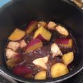 クマたぬき's cooksnap of when they made サツマイモと鶏肉の煮物.