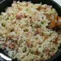 りゆうたん's cooksnap of when they made 我が家のベーコンと玉ねぎのチャーハン.