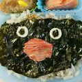 クックJFV1RF☆'s cooksnap of when they made キャラ弁＊ピングー＆ピンガ のり弁簡単♪.