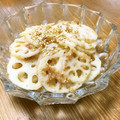 月見なっとう's cooksnap of when they made 蓮根の梅胡麻和え.