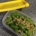 takiji's cooksnap of when they made ピリッ！甘♪スナップえんどう辛子ゴマ和え.