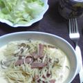 ゆぅごぅとぅ's cooksnap of when they made きのこカルボナーラ.