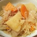 mamaーmane's cooksnap of when they made 簡単ひき肉の肉じゃが.