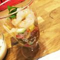 まぴおさん's cooksnap of when they made 前菜♪エビと帆立パプリカのジュレカップ♡.