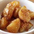 ゆったん's cooksnap of when they made 学校給食　新じゃが芋のごまだれかけ.