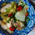 けいよせふ's cooksnap of when they made 鯛と春野菜の酒蒸し.