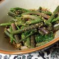 kumi1004's cooksnap of when they made 山菜の王様「あいこ」のごまあえ.