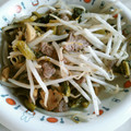 かろいん's cooksnap of when they made ✩牛肉と野沢菜とモヤシの炒め物✩.