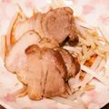 はまじまさん's cooksnap of when they made ラーメン屋さんっぽく♪もやしチャーシュー.