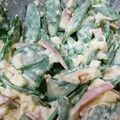 acchasango's cooksnap of when they made さやえんどうと卵のシーザーサラダ.