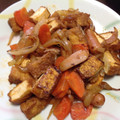 yumemariko's cooksnap of when they made ウインナーと厚揚げのケチャップ炒め.