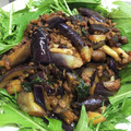 ゆーとレンジャー's cooksnap of when they made なすと舞茸と大葉のさっぱり炒め.