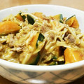 twindevil's cooksnap of when they made かぼちゃとしめじのマヨカレー炒め☆.