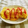 dansigohan's cooksnap of when they made ミックスベジタブルとハムのオムレツ.