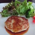 Kikuc's cooksnap of when they made 水きりなし！超簡単豆腐ハンバーグ.