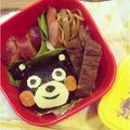 BUNNYnote's cooksnap of when they made くまもんキャラ弁当★.