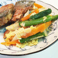 ぴよんぬ1980's cooksnap of when they made いんげんと竹輪の卵炒め♪.