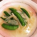 ぱんだ170071's cooksnap of when they made もやしとスナップエンドウの中華あん.