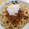 marukoドコモ's cooksnap of when they made 大根おろしと納豆パスタ.