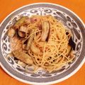 ピンクフレンチ's cooksnap of when they made ♡なすとベーコンの和風クリームパスタ♡.