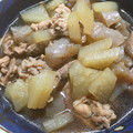 たぬとん's cooksnap of when they made 大根と豚コマ煮物.