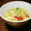 まっちゃろーる's cooksnap of when they made トマトとレタスのふわふわたまごスープ.