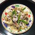 ルぴあ's cooksnap of when they made アスパラガスとタコのバジルアヒージョ.