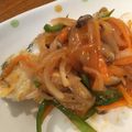 kyobobo's cooksnap of when they made ケチャップ味なの♪鱈のあんかけ.