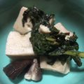 クックLI73MO☆'s cooksnap of when they made 高野豆腐と春菊としいたけの煮物.