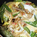 すふるくぬゆんうつむ's cooksnap of when they made 新玉と絹さやの卵とじ♪.
