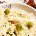 えむ36's cooksnap of when they made ◆オリーブ油DEふっくら豆ご飯♪◆.
