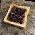 Blue＊＊'s cooksnap of when they made 黒ゴマたっぷり♡塩＊黒蜜トースト.