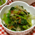 tokotann's cooksnap of when they made ほうれん草と新玉ねぎのおかか和え.