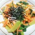 Jyohana's cooksnap of when they made 青梗菜と人参の胡麻和え.