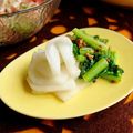 ち～sun's cooksnap of when they made ストレス解消しながら？作るカブのお漬物♪.