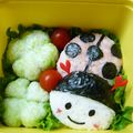 ケロらぶ's cooksnap of when they made 簡単キャラ弁☆てんとう虫のお弁当♪.
