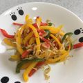 muta♪♪♪♪♪'s cooksnap of when they made カラーピーマンじゃこ炒め.