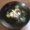 ＊まめゴマ＊'s cooksnap of when they made 簡単☆もずくキュウリ☆夏の健康維持に.