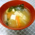 めみたん☆'s cooksnap of when they made 大根・にんじん・さつまいもの味噌汁.