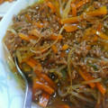 nonchi05's cooksnap of when they made もやしとひき肉の甘辛炒め.
